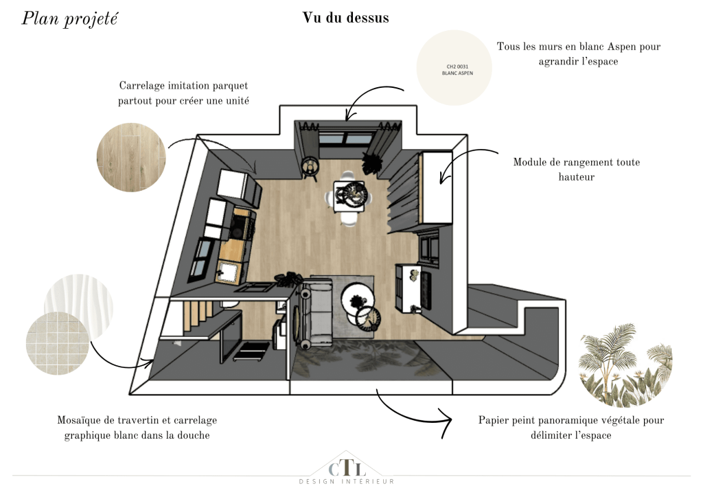 Réhabilitation d'un garage de 25 m²