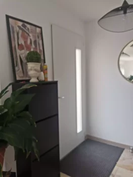 séjour moderne Entée avec meuble à chaussure