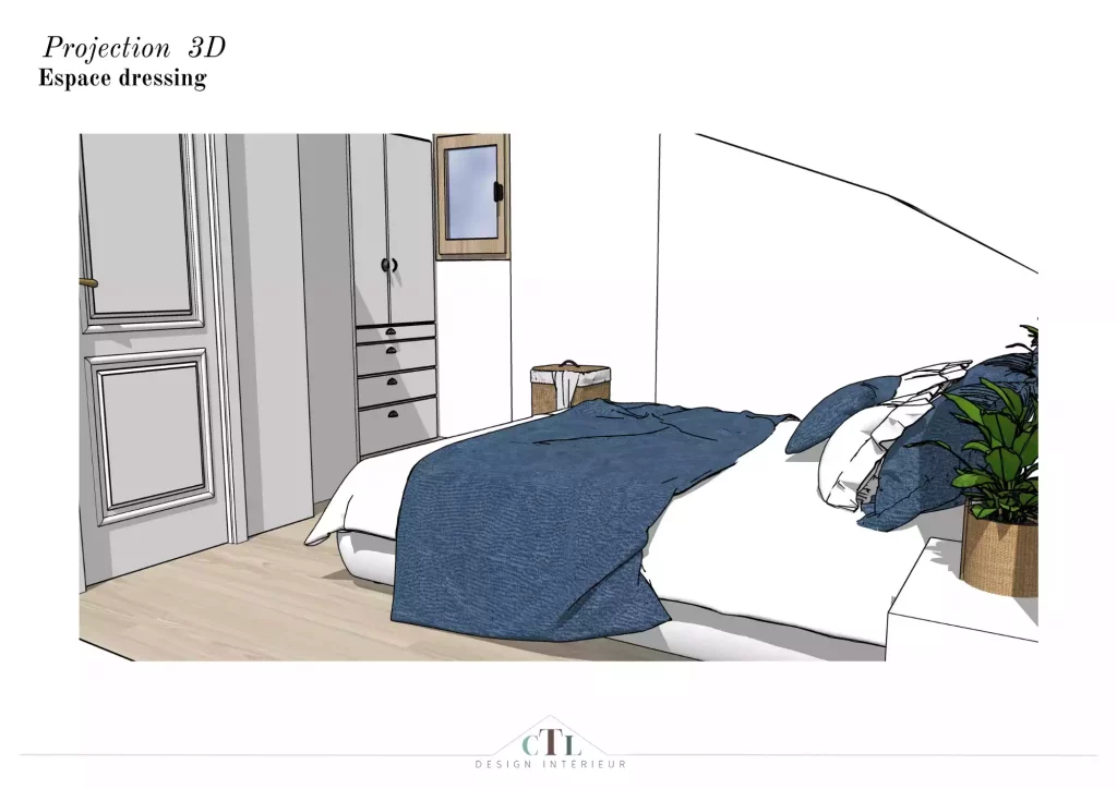 Chambre sous les toits Dressing chambre sous les toits